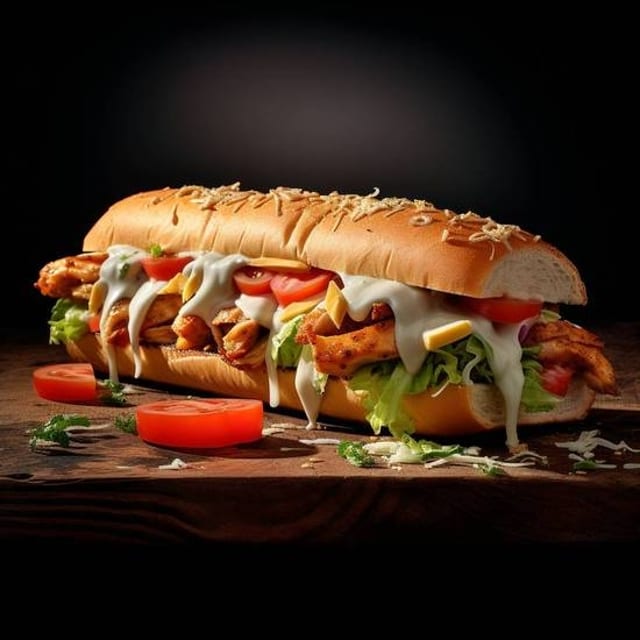 Mexican Chicken Steak & Cheese.