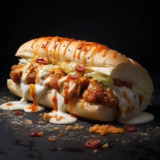 Korean Chicken Steak & Cheese.